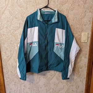 Fila Vintage Inspired Retro Windbreaker Jacket